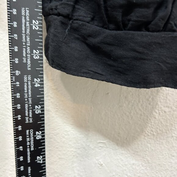 My Soul ladies pants small black white Danish lagonlook boho relaxed Art to wear - Picture 7 of 13